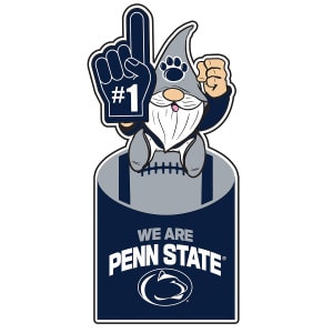 metal sign gnome #1 We Are Penn State